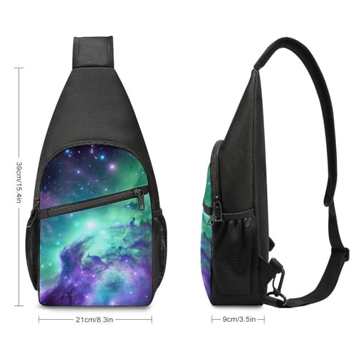 Mochila tipo bandolera blanca para deporte y senderismo miniatura 2