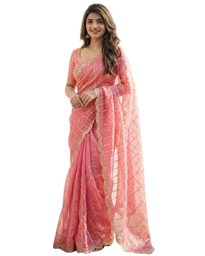 Image of Amazon Brand - Tavasya Womens Saree