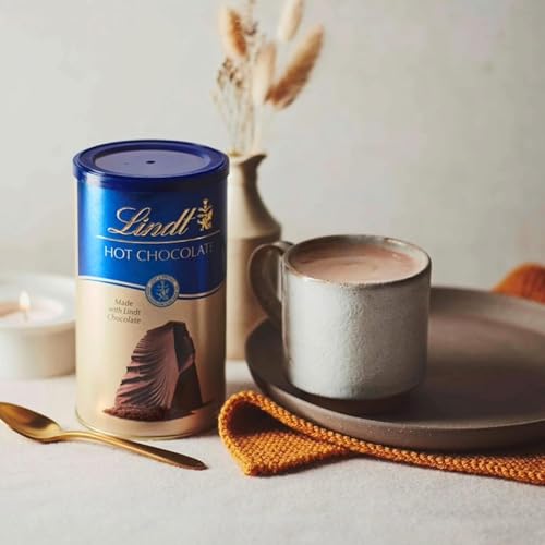 Image of Lindt Swiss Hot Chocolate Milk Powder Mix, 300g, Rich Creamy Hot Beverage Mix in Signature Blue Tin (Product Of Switzerland)