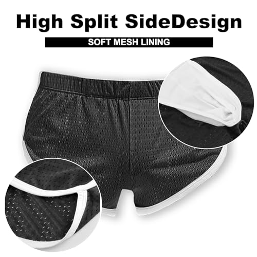 AIMPACT Mens Mesh Booty Shorts 3 Inch Sexy Smooth Lounge Active Shorts Ranger Panties4