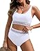 UMIPUBO Costume da Bagno Donna A Vita Alta Due Pezzi Bikini Set Push Up...