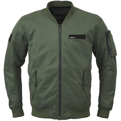 RS�^�C�`(RS TAICHI) �o�C�N�E�F�A ���C�f�B���O�W���P�b�g �t�� �ʋC�� ���b�V�� �X�g���b�` CE�v���e�N�^�[���� MA-1 �G�A�[ �t���C�g �W���P�b�g RSJ351 DARK SAGE WM ���f�B�[�X