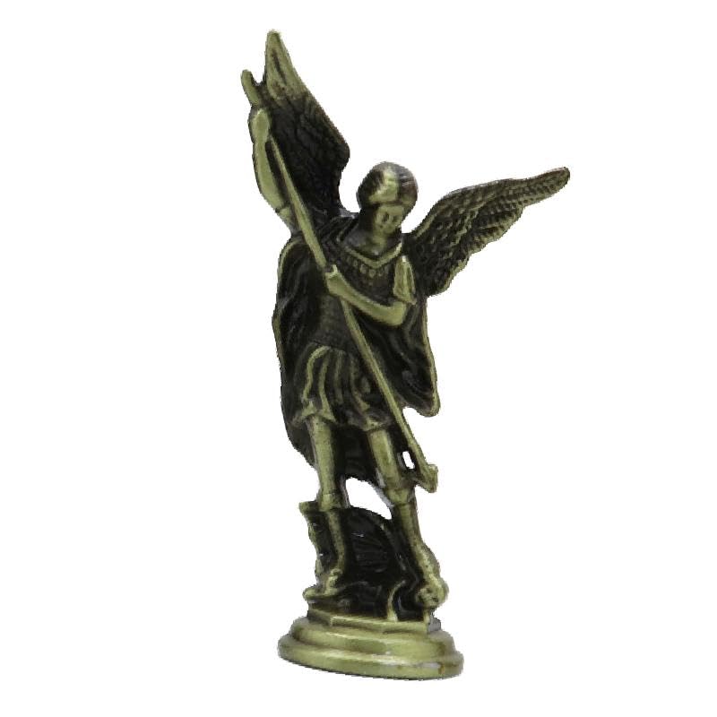 Statue d'ange de combat de saint pour une entrée accueillante