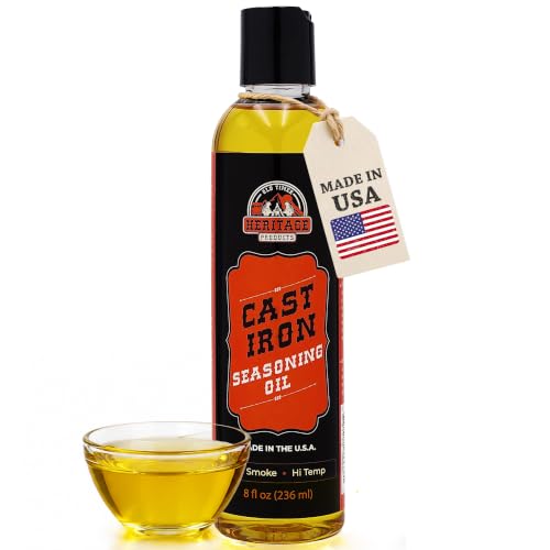 Heritage Products Cast Iron Seasoning Oil - Low-Smoke, Hi Te...