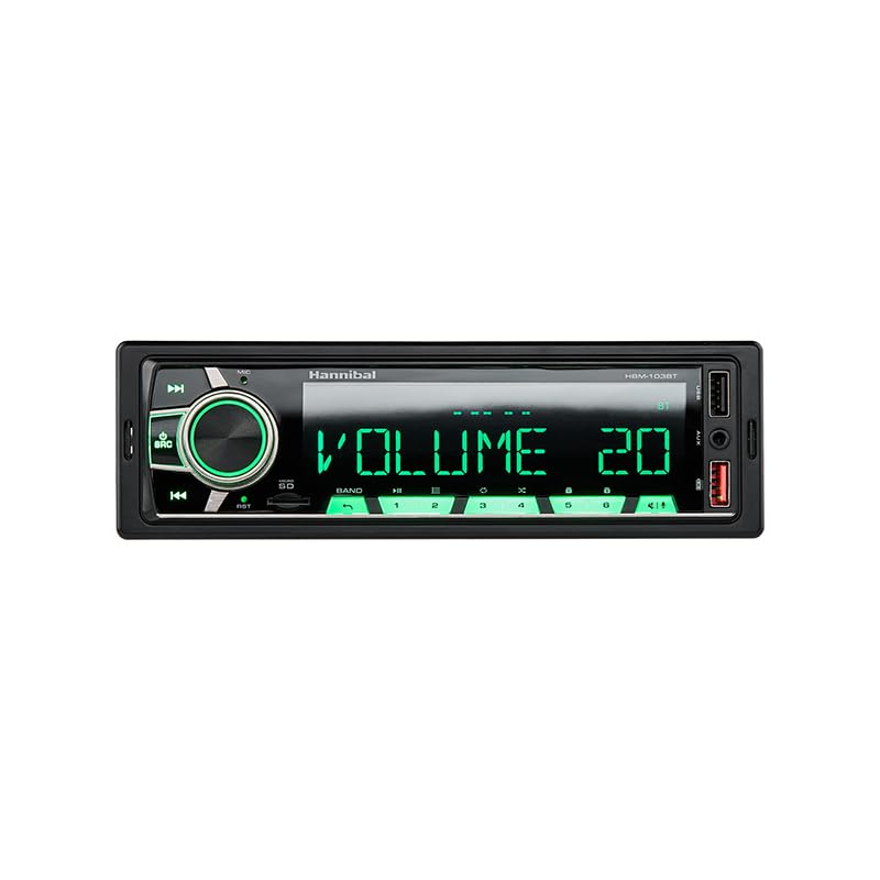 Estéreo de Auto Hannibal HBM-103 BT con Bluetooth y USB miniatura 2