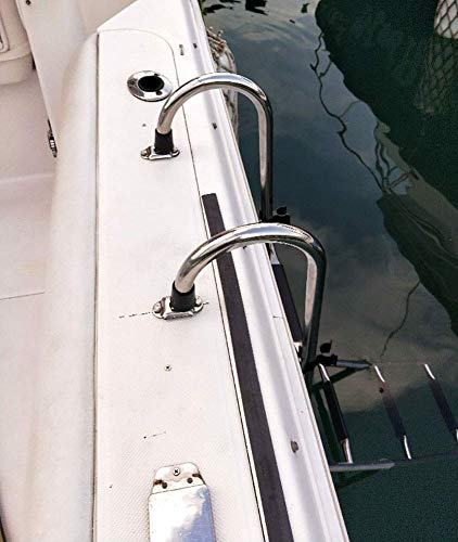 Escalera telescópica de acero inoxidable para piscina miniatura 3