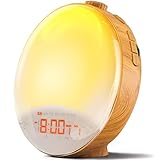 Kairiow Sunrise Alarm Clock with USB Port for Charging,Wake Up Light for Kids,Heavy...