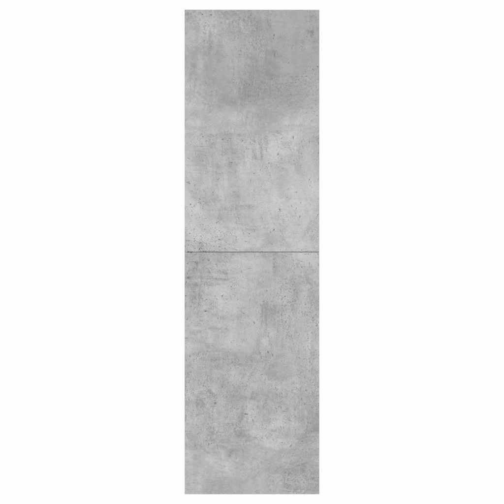 TV-Schrank Betongrau, 30,5x30x110 cm, Holzwerkstoff, Hängend, Modernes Media-Center für Wohnzimmer und Schlafzimmer, Robuste TV-Konsole