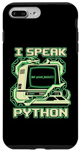 I Speak Python�\�t�g�E�F�A�J���� �X�}�z�P�[�X iPhone 7 Plus/8 Plus �p