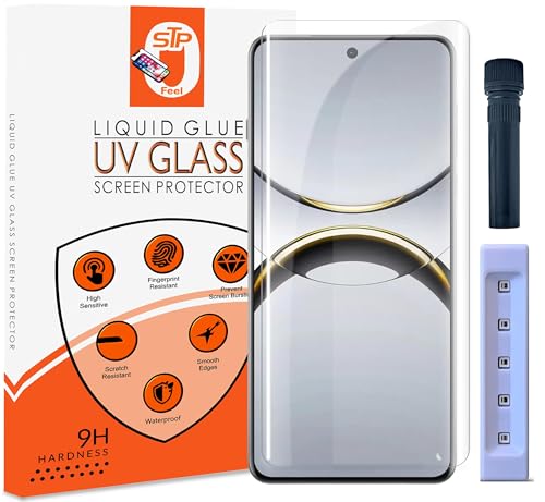 Image of UV Advanced Tempered Glass Screen Protector Guard Compatible For Oppo Find X8 Pro 5G (6.78 Inch, Pack of 1) Full UV Curved Case Friendly HD Clarity