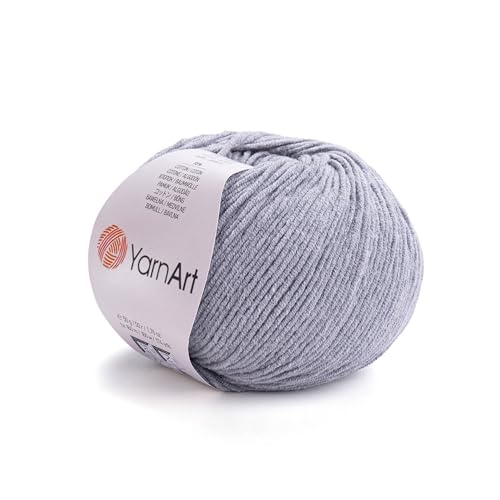 Image of YarnArt Genius Soft Cotton Acrylic Blend Yarn - Amigurumi, Crochet and Knitting -%55 Cotton-45% Acrylic, Craft Yarn for Kids and Adults Garments, Baby Items and Accessories, 174 yds / 50 g