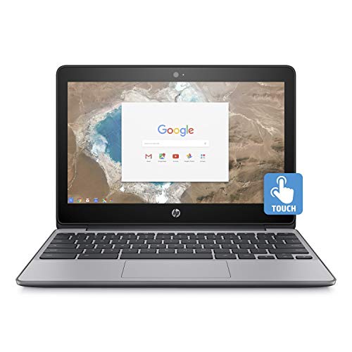 Image of HP 11.6in 11-v020nr HD IPS Gorilla Glass Touchscreen Chromebook, Intel Celeron N3060 Dual-Core, 4GB DDR3, 16GB SSD, 802.11ac, Bluetooth, Chrome OS (Renewed)