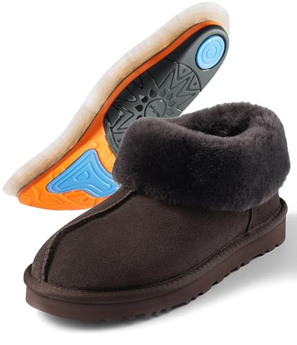 Mel&Syd Sheepskin Slippers Womens