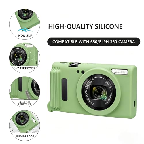 Funda de silicona para cámaras Canon PowerShot IXY 650/ELPH 360 miniatura 2