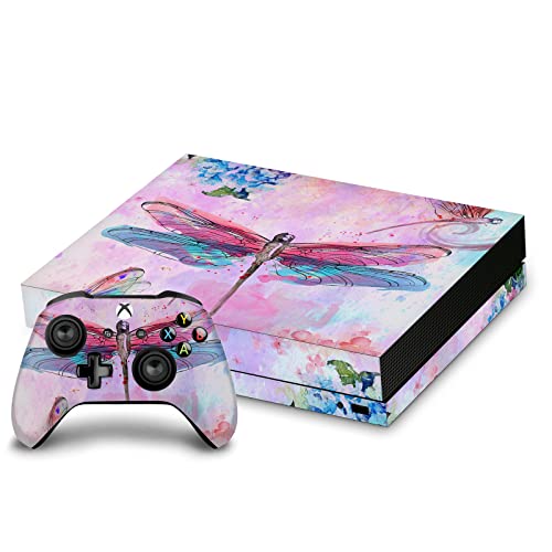 Skin Xbox One X libellules pour personnaliser votre salon et votre espace gaming de manière unique