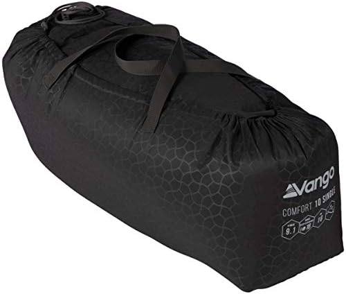 Vango Comfort 10cm Single Sleeping Mat Black