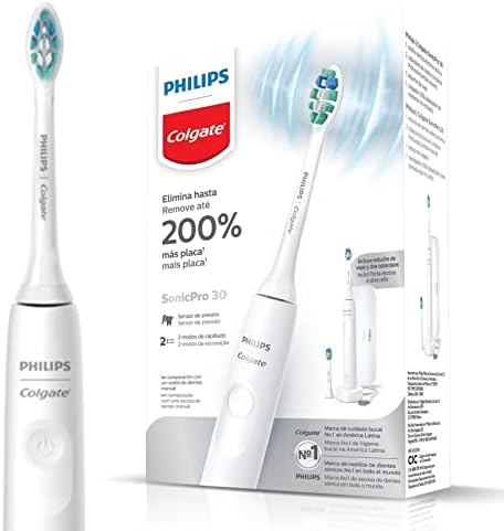 Escova de Dente Elétrica Philips Sonic Pro 30 | Recarregável e Bi...