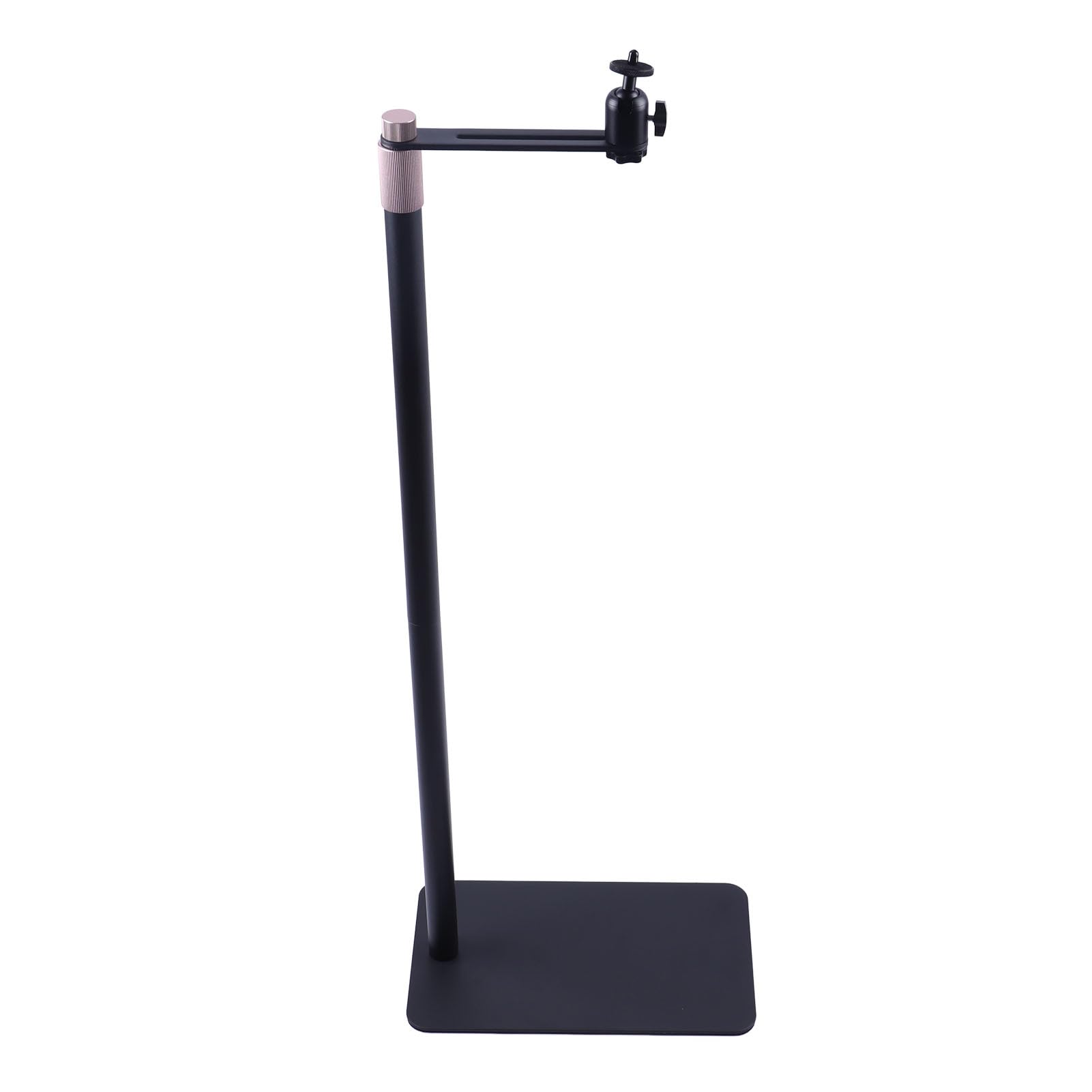 Stojak na Projektor 70-120 Cm, Regulowana Wysokość, Podłogowy z Podstawą ze Stali Węglowej, Odłączany do Projektora Gimbal z Kamerą Telefon