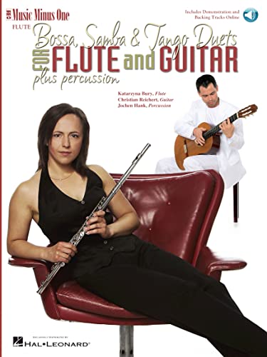 Bossa, Samba and Tango Duets for Flute & Guitar Book/Online Audio