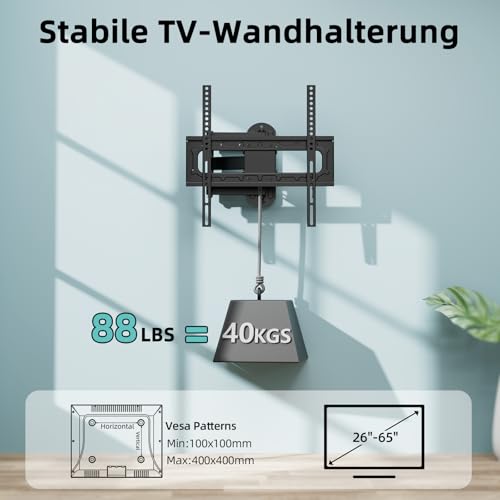 Outdoor Full Motion Weatherproof TV Wall Mount for 26 - Additional View