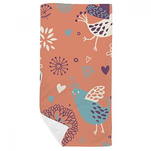 Débarbouillettes fleur d'oranger serviette de bain 35x70cm douce - 2