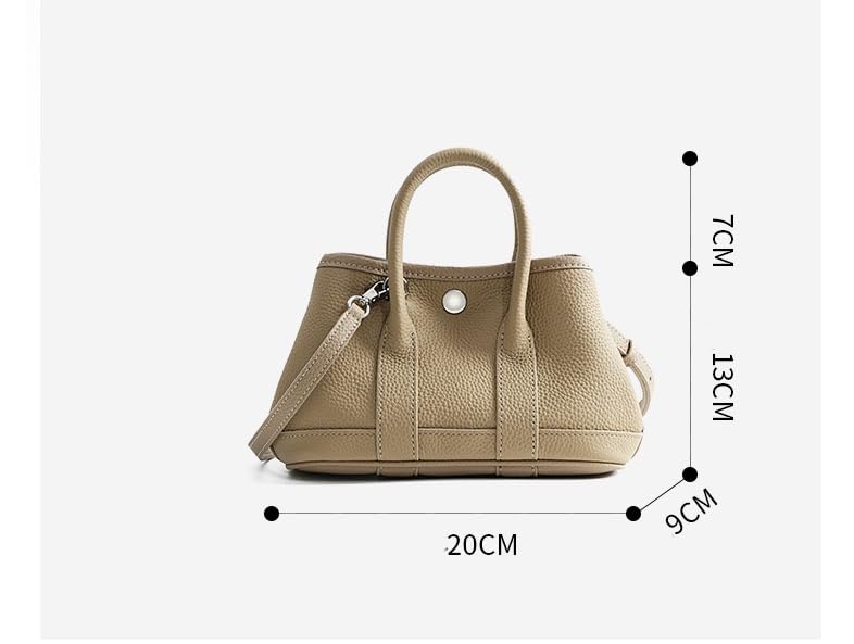 Tote Bag for Women, Genuine Leather Garden Top Handle Bags, Crossbody Shoulder Bags with Adjustable Shoulder Strap2