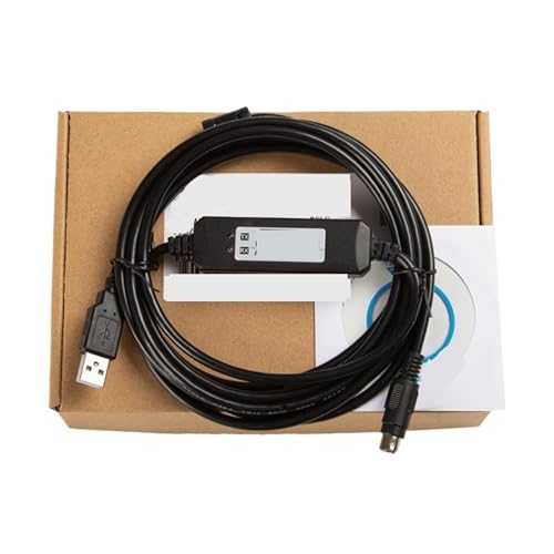 Cable de programación PLC de 3m para automatización industrial y descarga de datos TSXPCX3030-C 2