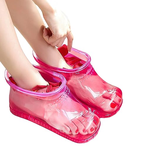 WMHYLYH Movable Foot Soaker, Portable Feet Soaking Tub Massage Foot Bath Shoes, Bath Massager Basin...