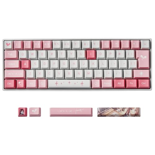 KizunaAI�i�L�Y�i�A�C�j ����R���{�f�U�C�� �Q�[�~���O�L�[�{�[�h ���{��z�� �L���ڑ� FUN60 KizunaAI Special Edition �`�����낵�f�U�C�� ����L�[�L���b�v ��p�� ���킢���s���N �ő�0.005mm ���s�b�h�g���K�[