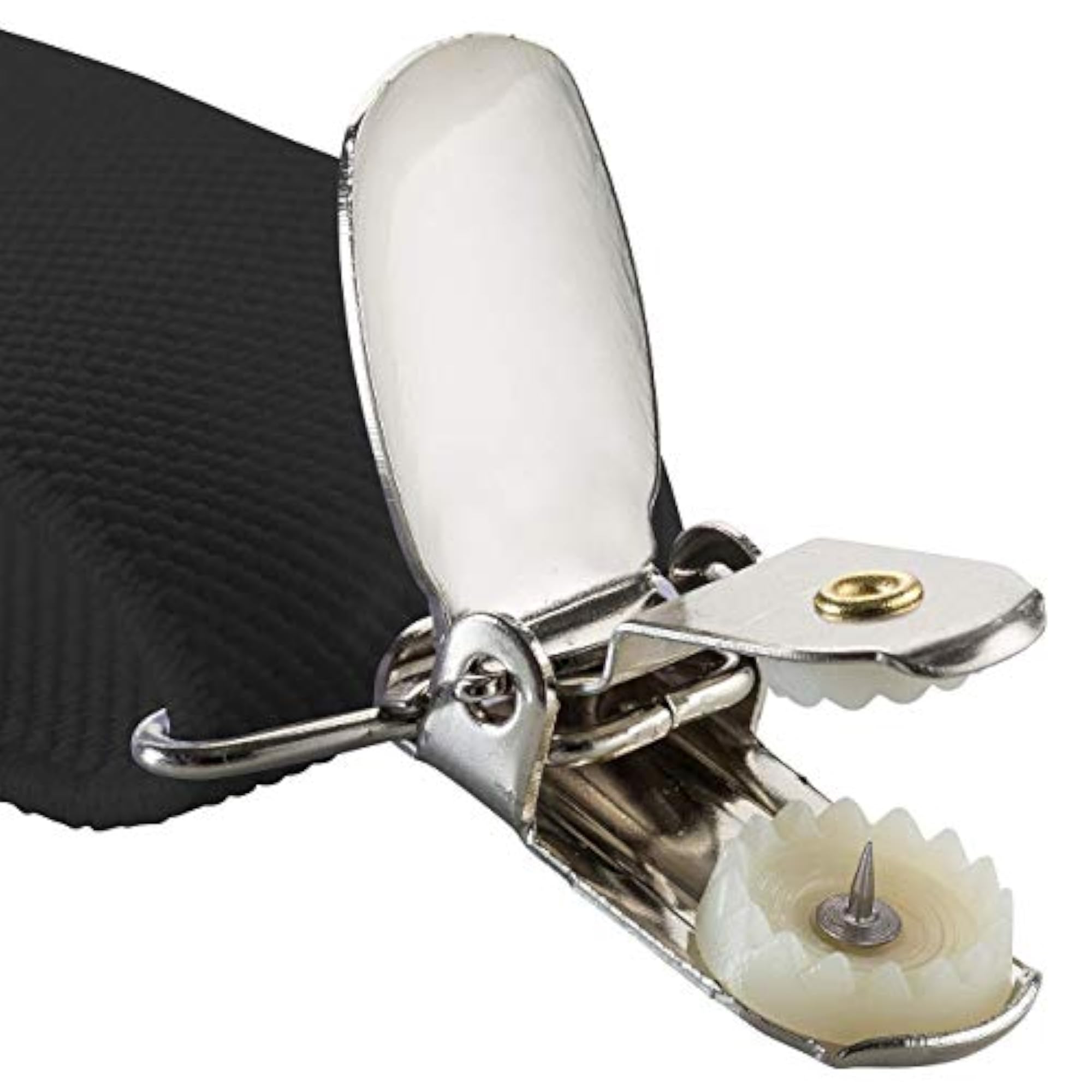 Hold'Em Premium Shirt Stays with Metal Pin Clip