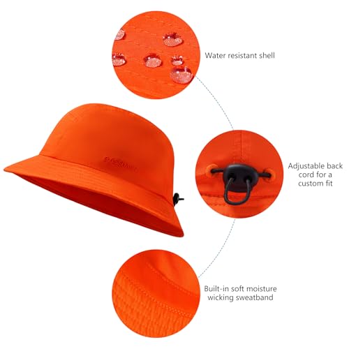 Image of BASSDASH UPF50+ Fishing Bucket Hat for Men Women Lightweight Water Resistant Packable Outdoor Summer Sun Hats FH13