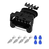 OTOTEC Automotive 4 Pin Central Control Door Lock Actuator Connection Plug Kit 836569 EPP-PL-001 90411957 Compatible with VW Transporter