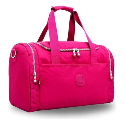 Bolsa Mala Grande Feminina para Academia e Viagem de Mão e ombro (1, pink)