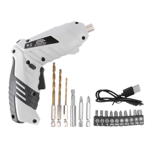 ULTECHNOVO 10-Piece Rechargeable Lithium Battery Drill Set