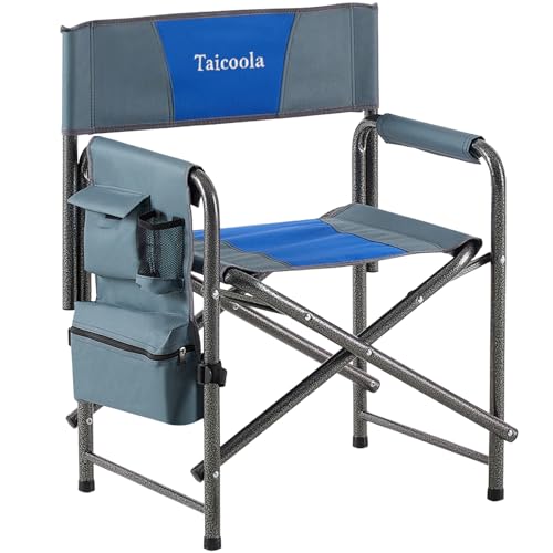 Taicoola 2026 New Upgrade Heavy Duty Sauna Chair with Back Support Portable & Collapsible - Fits Portable Steam Sauna Boxes (1 Blue)