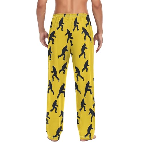 AIXIWAWA Sasquatch Shadow Mens Pajama Pants Cozy Sleepwear Lounge PJ Bottoms with Pocket Drawstring S2