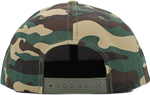 Image of KBETHOS Classic Snapback Hat Blank Cap Underbrim Cotton Wool Blend Flat Visor Adjustable Unisex