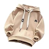 [TONARI] [トナリ] ボーイズ パーカー トレーナー フード付き スウェット 春秋 刺繍 キッズ 男の子 子供服 ゆったり トップス ファッション カーキ130