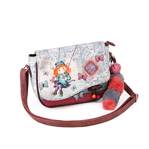 Forever Ninette Ninette Swing-Muffin Schultertasche Sac bandoulière, 26 cm, Multicolore (Multicolour) Cover