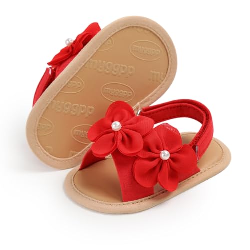 Image of Infant Baby Girls Boys Summer Sandals Premium Unisex Non Slip Rubber Soft Sole Breathable Toddler First Walker Outdoor Beach Shoes