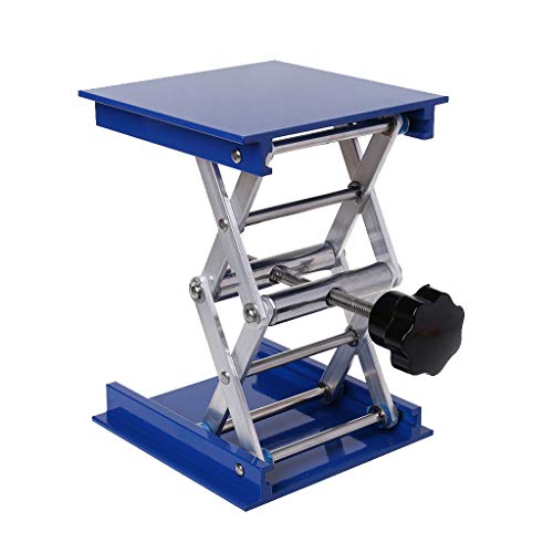 🔥 Flash Sale BAOSHISHAN Lab Scissors Lifting Stand Aluminium Oxide Scientific Lift Platform 10x10 inch Laboratory Jack Lifter Bearing 20 kg/44 lbs Height 14.5 inch (10x10inch/250x250mm)