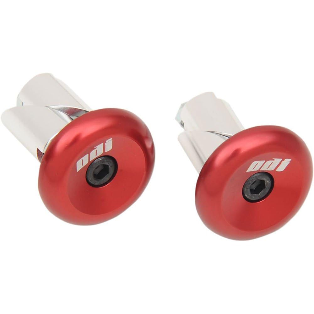 Odi ODIAluminum Bicycle Bar Plugs (Red)