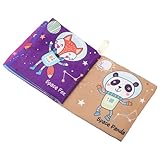 Livre en tissu froissé – ce livre en tissu est le premier livre idéal pour les tout-petits. vous pouvez l'utiliser en toute confiance. livre en tissu éveil