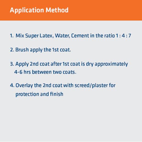 DR. FIXIT 302 SBR Latex Super Latex SBR Latex For Waterproofing & Repairs for Roofs, Terraces,Bathrooms, Toilets - 1Kg, (Grey) (1Pc), Bonds strongly to concrete, masonry, stone work, plasters