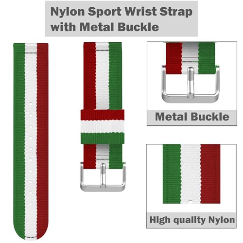 Correa Compatible OnePlus Watch 3 Nylon 22mm miniatura 5