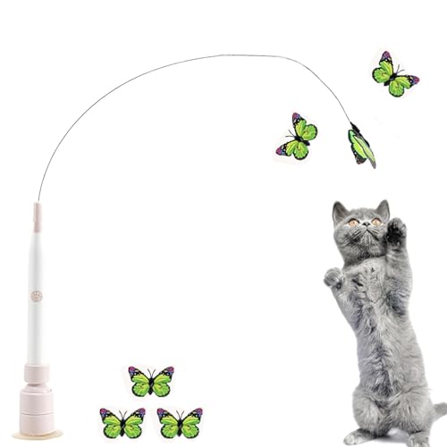 flederi,elektrisches schmetterlings - spielzeug für aktive katzen non,katzenspielzeug schmetterling,flederi electric butterfly toy for active...