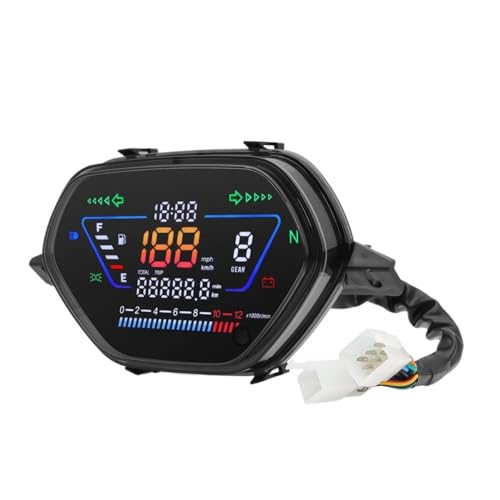 Compteur kilométrique moto pour piloter au quotidien avec jauge d'huile et RPM
