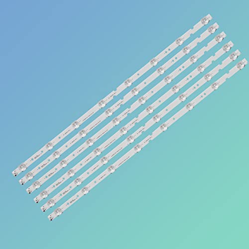 6 pcs LED Backlight Strips Replacement Set for TCL 65