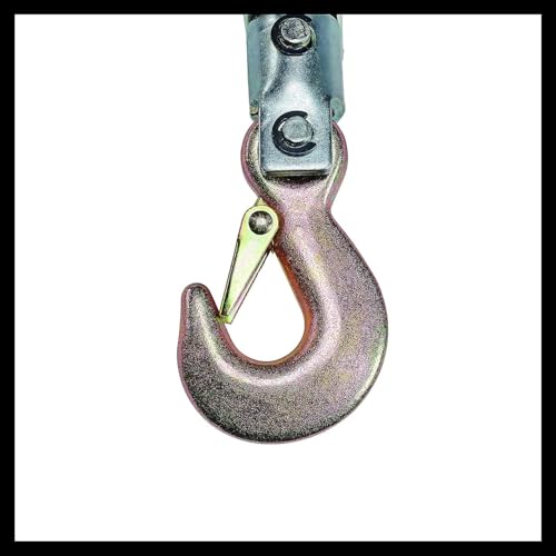 Foto von Einhell Handhebelseilzug TC-LW 2000 (3,3 Meter langes drallfreies Drahtseil, max. Zugkraft mit Umlenkrolle 2.000 kg, inkl. einer Umlenkrolle mit Lasthaken & Sicherheitsbügel)