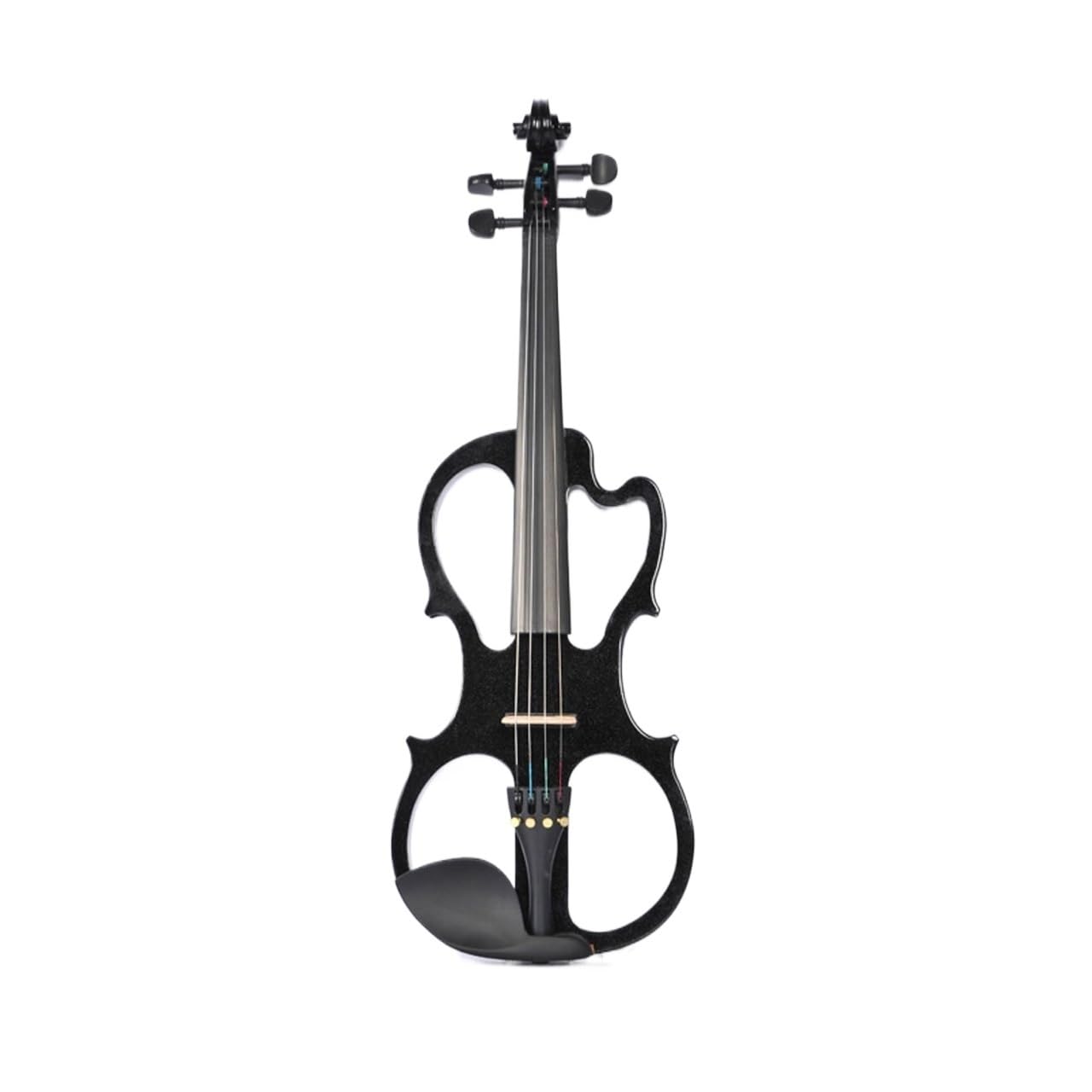 DARZYS Electric Violin, Electric Solid Wood Violin, Beginner Set with Box Headphone Bow Remote Control, 4/4